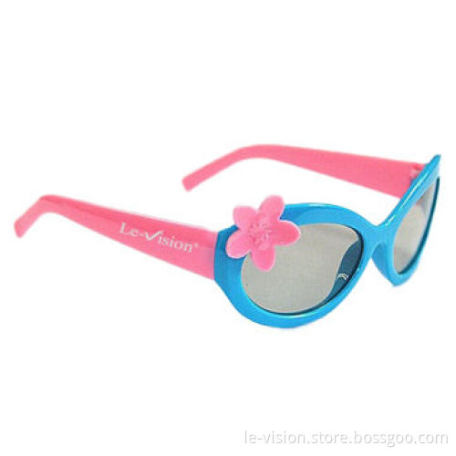 Passive Kid's 3D Glasses for Polarized Modulator, DLP Projector and Server